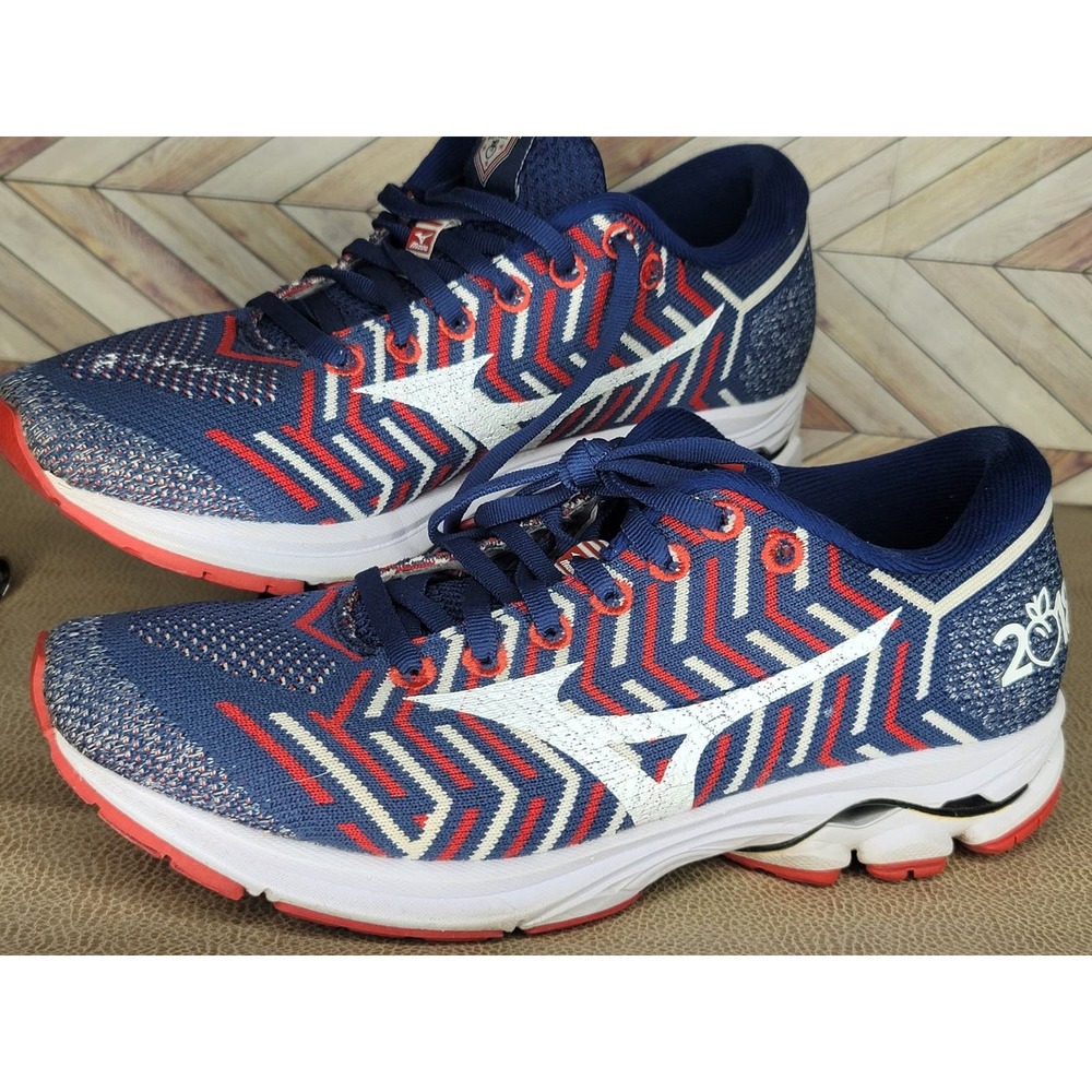 Mizuno Womens Wave Knit R1 2018 Peachtree Road Race Sneakers Size 8